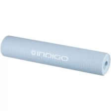 YG06 Коврик для йоги и фитнеса INDIGO PVC Голубой 173*61*0,6 см